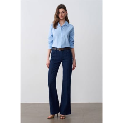 Hoge Taille Flare Jeans