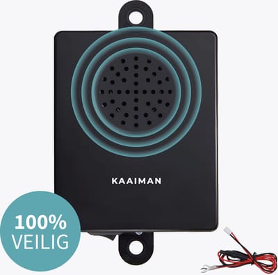 Kaaiman® Marterverjager Muizenverjager - Ultrasone Marterverjager op Auto Accu - Ratten verjager - Ongedierte verjager