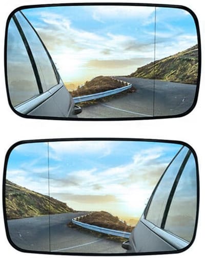 Rétroviseur auto links/rechts voor BMW 3 Serie E46 1998-2006, vervangend glas, wit/blauw, hoge kwaliteit