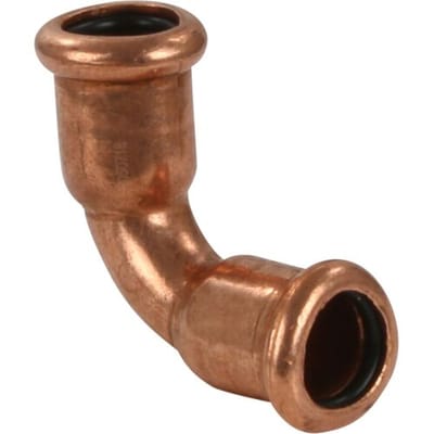 VSH Xpress koper pers bocht 90deg 12mm