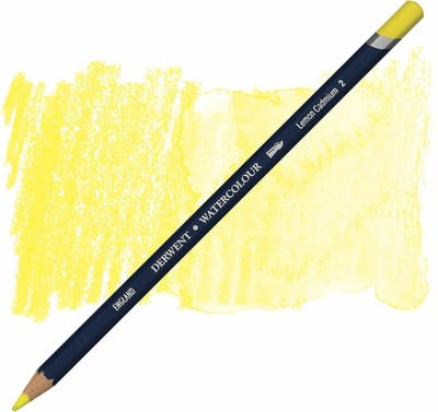 Derwent Watercolour Potlood - Lemon Cadmium 2