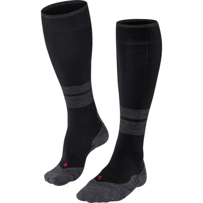 FALKE TK Energy met compressie wol functioneel materiaal wandelsokken dames zwart - maat 35-38 W1