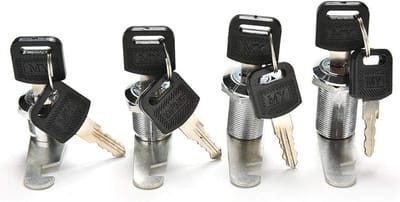 Cilinderslot - Veiligheidsslot Lade - Kast Beveiligen - Anti-pick Ontwerp - 30mm - Zilver