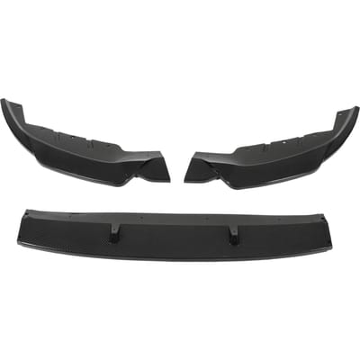 3 stuks Voorbumper Lip Spoiler Kit Aerodynamisch voor 5 Serie G30 G31 520i 525i 530i 2021 en Hoger Koolstofvezel Stijl gray
