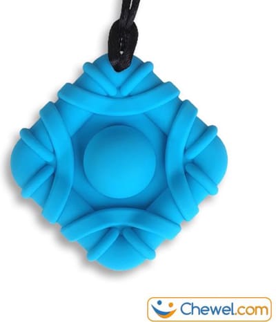 Bijtketting Plop Kauwketting | Ploppen en Bijten - Blauw