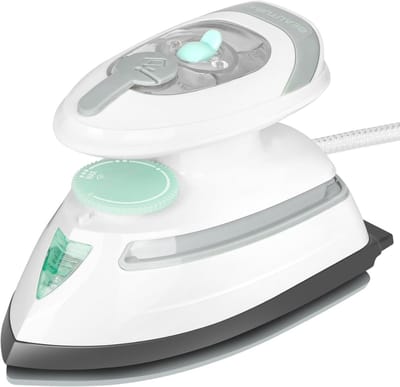 SVN® Reisstrijkijzer - Draagbare strijkmachines - Mini Strijkijzer - Stoomstrijkijzer Travel - Wit - 18cm x 13cm g x 11cm; 570 g