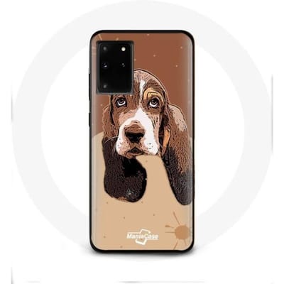 Hoesje voor Samsung Galaxy S11 Plus Basset Hound Dog Face