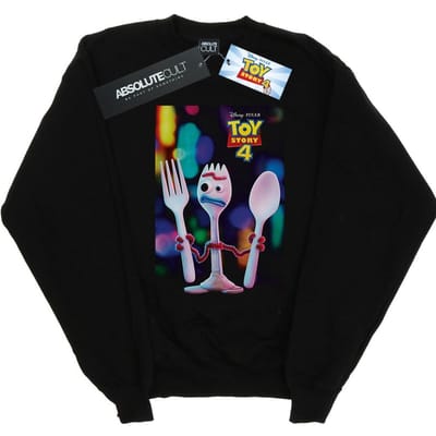 Disney Heren Toy Story 4 Forky Poster Sweatshirt (Zwart)