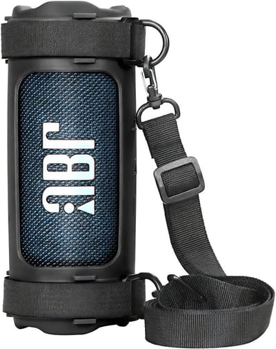Siliconen Beschermhoes voor Draagbare Bluetooth Speaker, Waterdichte en Schokbestendige Reistas met Schouderband, Geschikt voor JBL Flip 7 en Vergelijkbare Modellen