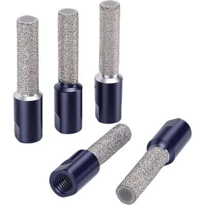 5 Stuks Droog   Boor M10 Schroefdraad 10mm Tegelboren Set voor Keramiek   Marmer Steen