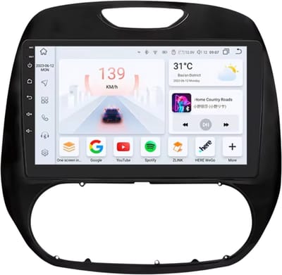 Autoradio met bluetooth - Carplay - Voor Renault Kaptur/Captur (2016-2019) - Geschikt voor Apple en Android - Stereo - Navigatie - Navigatiesysteem auto - 3GB 32GB