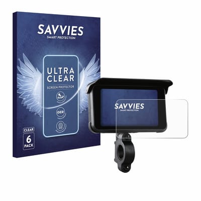 Savvies - Screenprotector voor Midland Bike-Play-Guardian - Folie Beschermfolie transparant 6 Stuks
