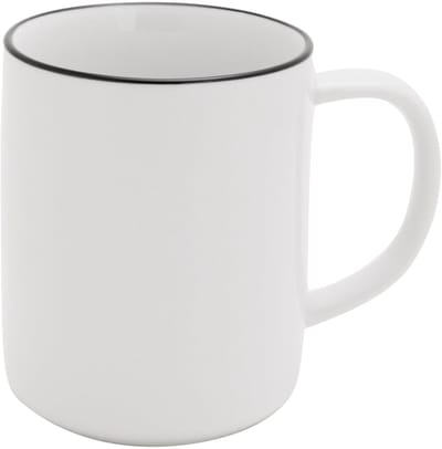 Cosy & Trendy Koffiemokken Renee Wit 340 ml – Set Van 6 Porselein – Vaatwasser- & Magnetronbestendig