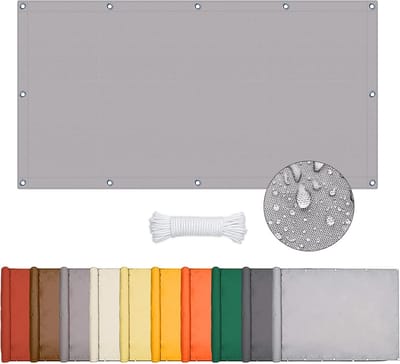 Omgoods - Waterdichte Zonnezeil voor Tuin met 95% UV Bescherming (1.5x2m)