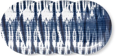 vtwonen Tie-Dye Borden - Ontbijtborden - Bord - Serviesset van 4 - 23cm