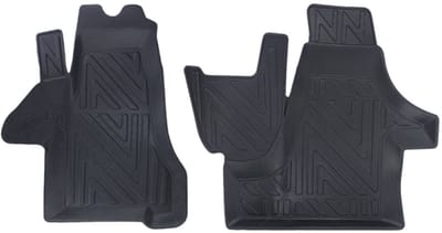 Rubbermatten Volkswagen T5 Bestelwagen 2003-2015 (voorset) - Premium carbonlook