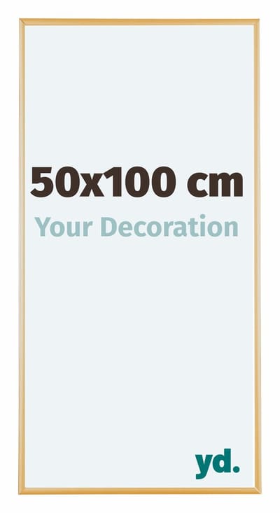 Your Decoration - Fotolijst 50x100 cm - Aluminium - Goud Vintage - Kent