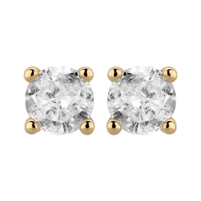 Orolino Ohrstecker 585/- Gelbgold 2 Brill. 0,25 ct. weiß