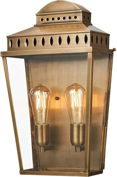 Bohemian Wandlamp - Steady Lighting -  - Bohemian - E27 - L: 14.5cm - Voor Buiten - Woonkamer - Eetkamer - Brons