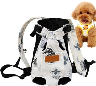 Draagrugzak voor katten | Draagbare puppy reistas drager ademend met brede schouderbanden, ingebouwd veiligheidsslot multifunctionele hondenborstrugzak voor reizen kamperen