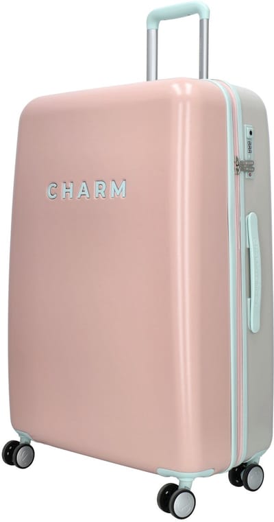 Charm London Capetown Koffer 28 Inch - L - Reizen - Travel - Hardcase - Lichtroze