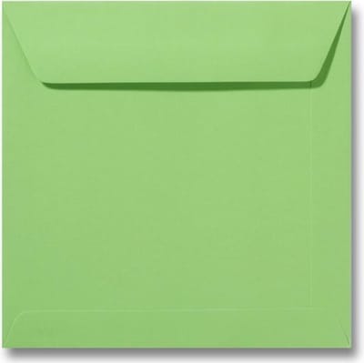 Envelop 22 x 22 Appelgroen, 100 stuks
