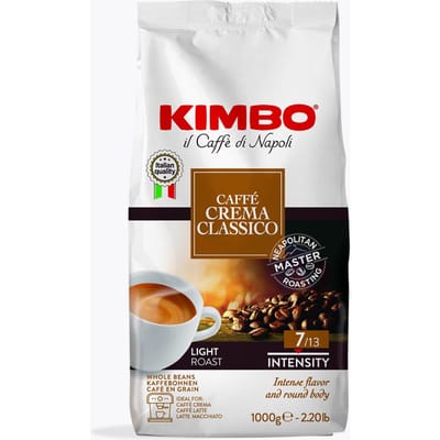 Kimbo Caffé Crema Classico - koffiebonen - 1 kilo