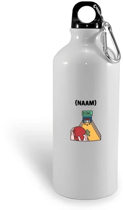 Hacebo® - Bowlen met eigen naam waterfles - Bowlen - Bowler - Sport - water fles - 400ML