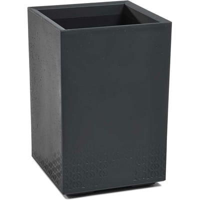 HowHomely Betonique ECO - Bloempot - Antraciet - H60x40 cm - Met Wielen