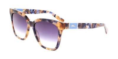 Longchamp LO696S N Blue havana 54/17/140 WOMAN Zonnebrillen