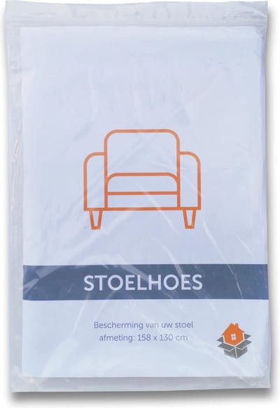 Stoelhoes 158 x 130 cm. 50my. 1 stuk. (015.0231)