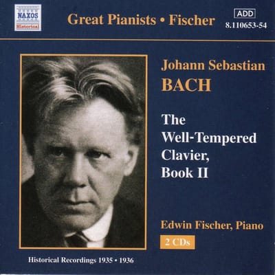 Edwin Fischer - J.S. Bach: Well-Tempered Clavier, Book 2 (2 CD)