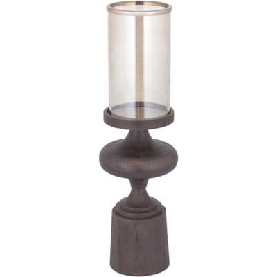 PTMD - Kandelaar Wertin - Bruin - 19x19x66cm