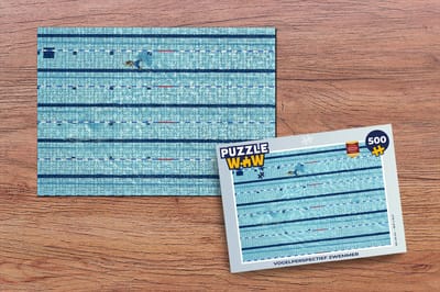 Puzzel zwemmer - Legpuzzel - Puzzel 500 stukjes