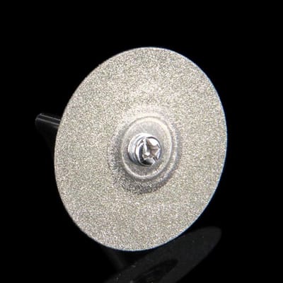 Mini Snijschijf - Diamant Wiel - Precisie Snijden - Gediamanteerd Staal - 20mm Schijf 3mm Doorn - Metaal