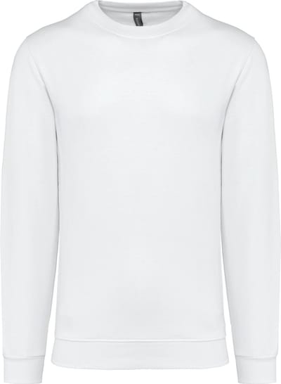 Sweater 'Crew Neck Sweatshirt' Kariban Collectie Basic+ XS - White