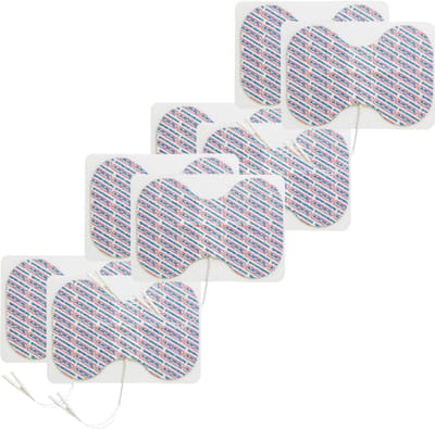 TensCare - Bundel 4x 2 pads vlindervorm (1 set) | electroden pads tens | elektrodenpads | Zelfklevende Elektroden Pads | Gel-elektroden | tens pads | tens elektroden | tens plakkers | tens elektrode pads