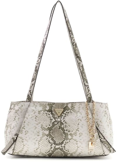 GUESS schoudertas Devon Shoulder Satchel Natural wit