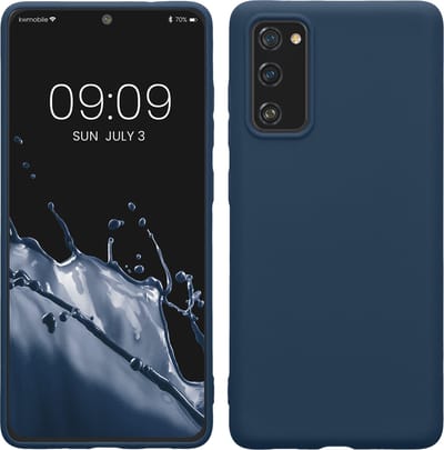 kwmobile telefoonhoesje geschikt voor Samsung Galaxy S20 FE - Hoesje voor smartphone - Back cover in marineblauw