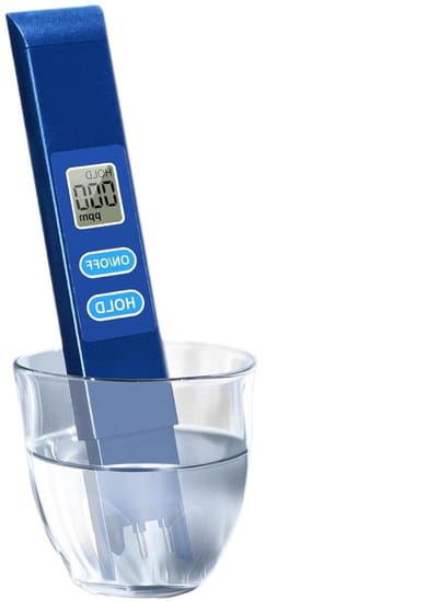 Waterkwaliteitstester - Water testpen - Water testen - Nauwkeurige metingen - 14 x 24 cm - Zilver