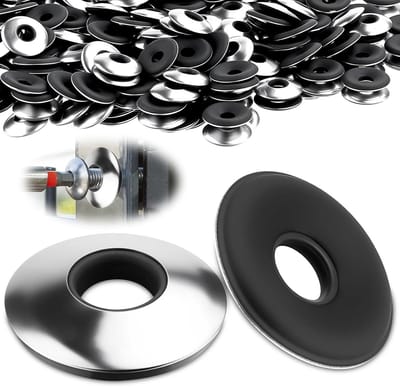 EPDM Afdichtringen - Rubberen Ringen Waterdichte Sluitringen - Waterdicht Afdichten - Roestvrij Staal en EPDM - M6.3 x 30 mm