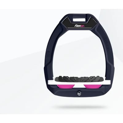 Veiligheidsspanners voor het paardrijden Geplaatst Ultra Grip Blauw/Wit/Roze Flex-On Safe-On