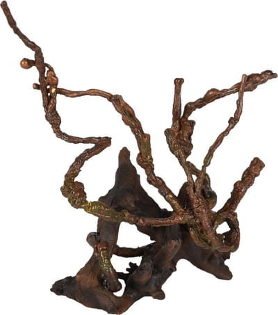Flamingo Decoratie Azalea Wortels - Bruin - 13 x 10 x 19 cm