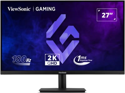 Viewsonic VX27G1-2K Gaming monitor Energielabel F (A - G) 68.6 cm (27 inch) 2560 x 1440 Pixel 16:9 1 ms HDMI, DisplayPort, Audio, stereo (3.5 mm