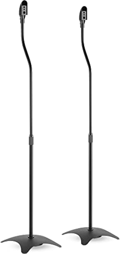 InLine 23126C Speaker Stand Telescope 68-110 cm, 2 Pieces, Black