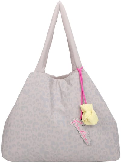 Fritzi aus Preußen Schoudertas Easy Happy Twist Balloon Shopper Happy Sand Lichtgrijs