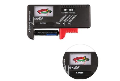 Batterijtester met accu-indicator-Batterijtester - Batterijtester voor alle Batterijen - Batterijtester analoog