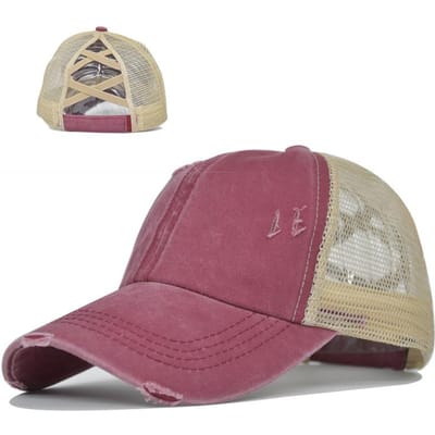 Hete Unisex Hoge Kwaliteit Patch Baseballpet Dames Borduurwerk Zonneklep Truckerpet Mesh Ademend Buiten Hip Hop Pet Snapback 54-60cm brown