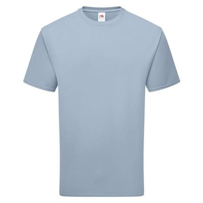 Fruit of the Loom Katoenen uniseks T-shirt voor volwassenen (Mineraalblauw)