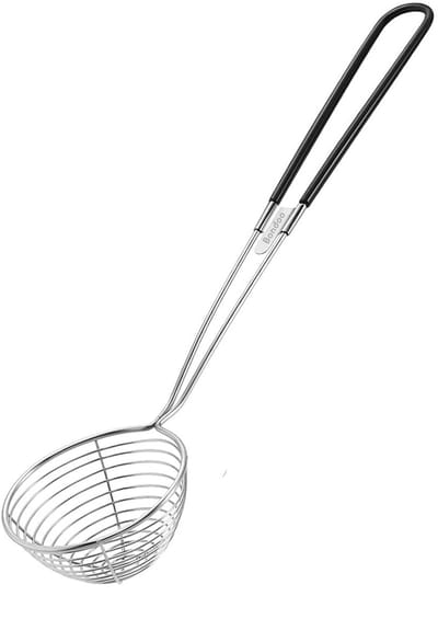 Fondue netjes voor Hotpot - Roestvrij staal - met handgreep - Ø6,5cm - los verkrijgbaar of als set van 4/6/8 stuks - Zwart